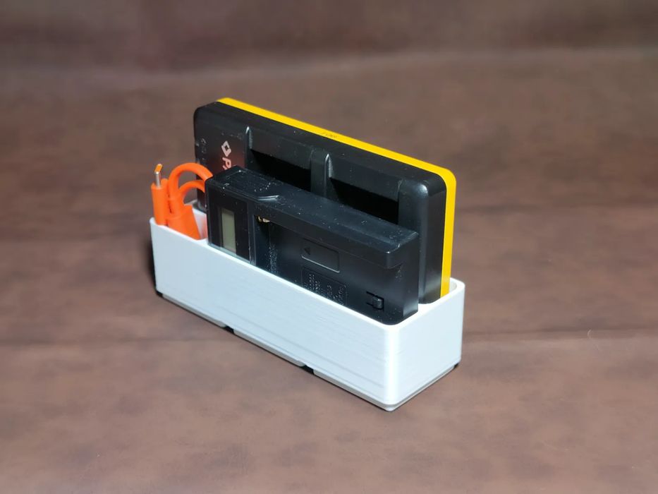 Organizador "Gridfinity"  Compativel com Carregadores Vemico NP-FW50