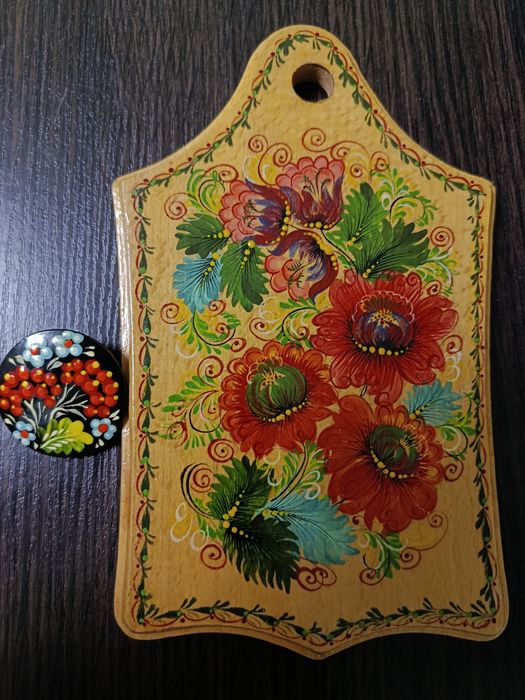 Доска петриковская роспись