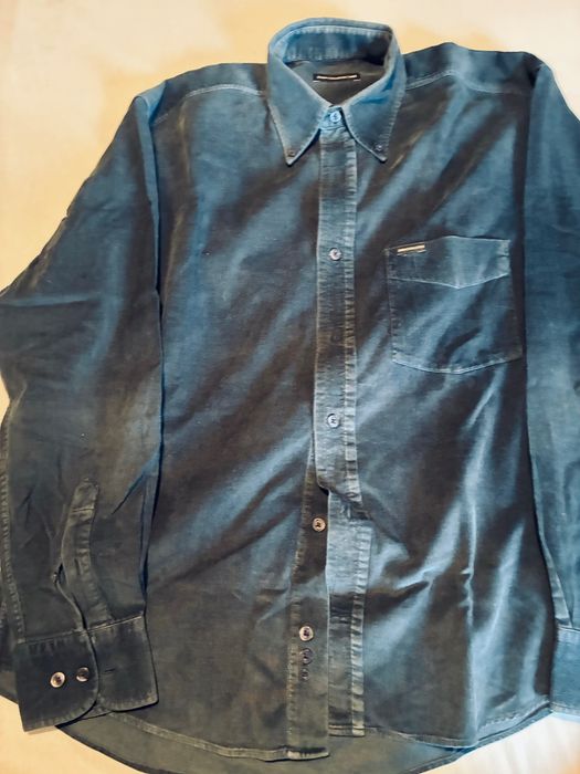 Camisa Bombazina Azul Marinho