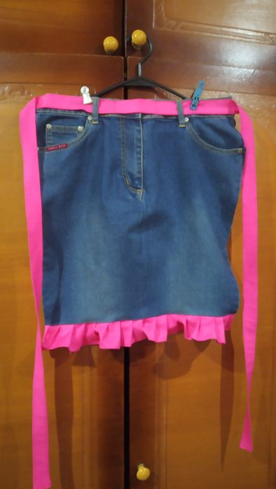 Фартук джинсовый