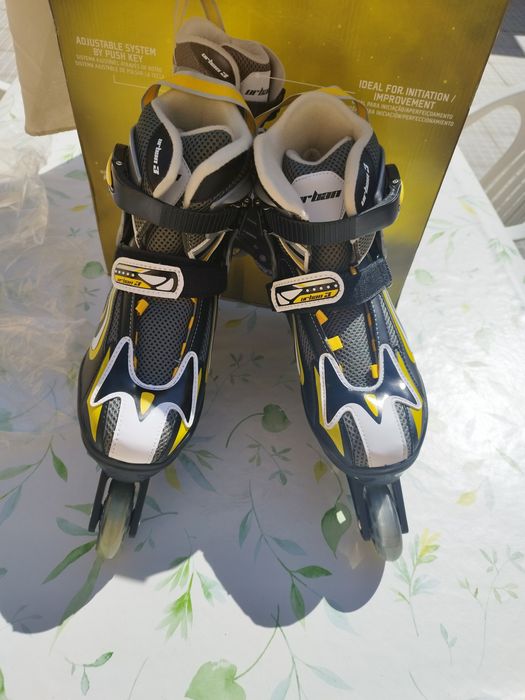 Patins em linha 4 rodas Homem novos