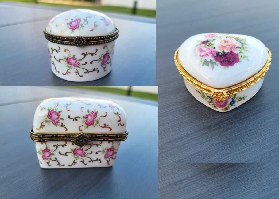 Caixas miniatura porcelana coleccionador