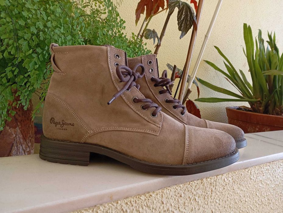 Botas 42 Pepe Jeans London em Camurça (Novas/Nunca Usadas)