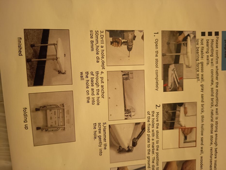 Oportunidade!! Banco de chuveiro ajustável e dobrável. Último dia!