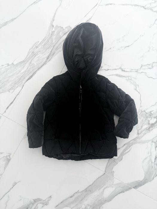 Zara kurtka czarna przejściowa 110-116 cm
