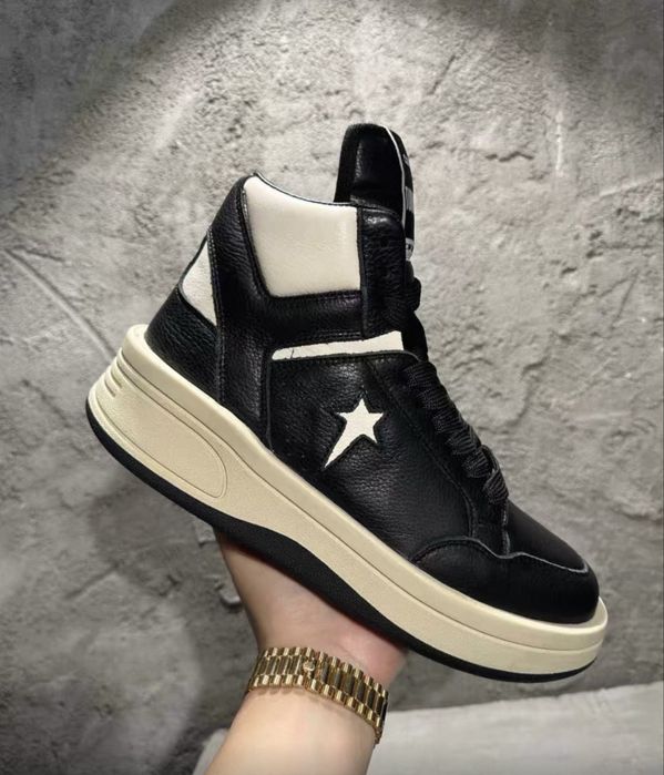 Converse Rick Owens X TURBOWPN Mid Oyster...