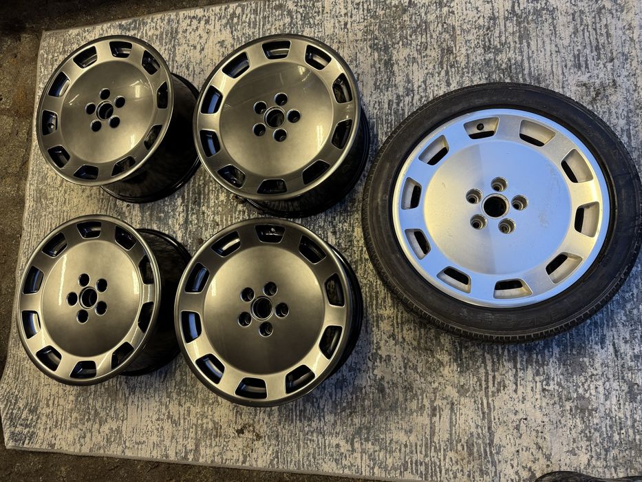 Felgi Audi A8 W12 D2 monoblock 5 szt po renowacji grafit 18’ 8J ET48