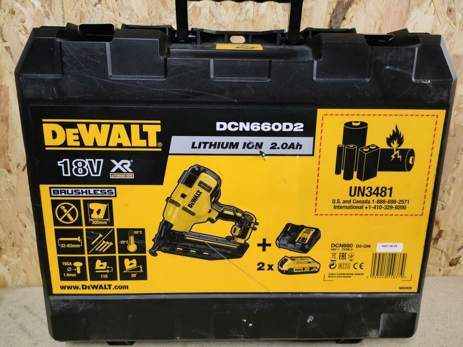 Gwoździarka sztyfciarka DeWalt DCN 660 D2