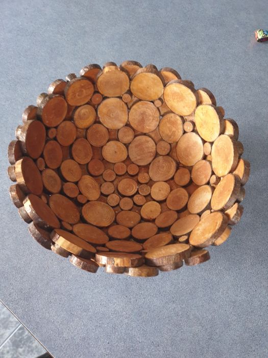 Misa dekoracyjna z drewna