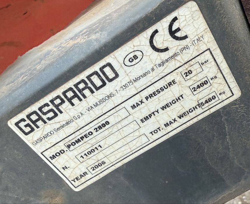 Gaspardo pompeo оприскувач