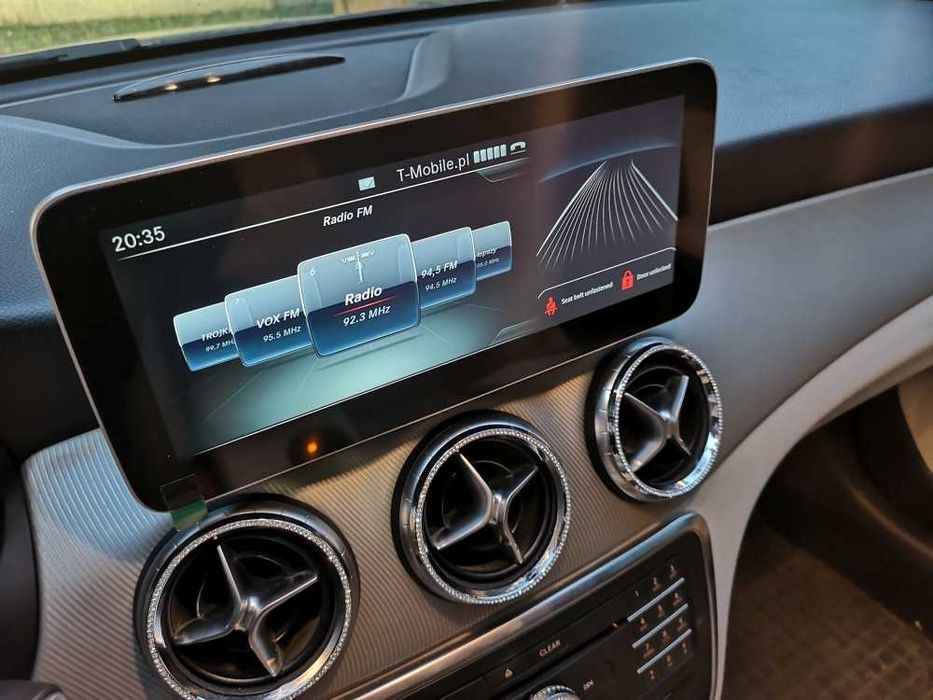 Kolorowy dotykowy wyświetlacz MERCEDES CLA w117 Android Auto Carplay