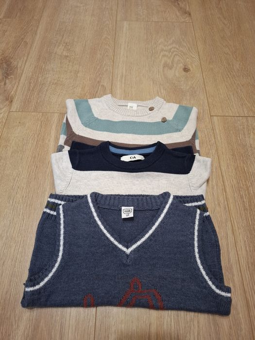 Zestaw roz. 98, swetry dla chłopca,sweter,Cool Club Smyk,C&A,H&M,CA,HM