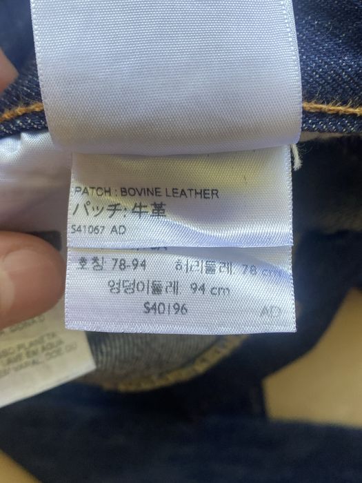 Джинси Levi's 501 Original Fit синього кольору W31 L34