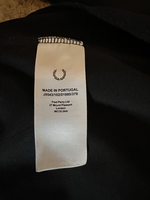 Casaco Fred Perry Preto