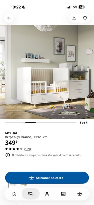 Berço bebé ikea