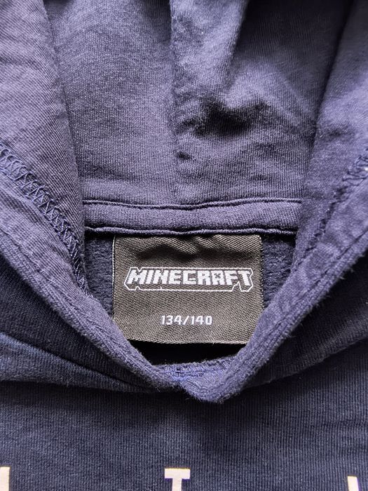 Minecraft bluza z kapturem 134/140cm