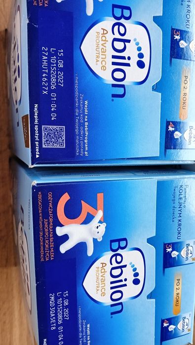 Mleko bebilon 3 sześć opakowań