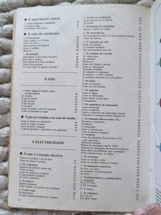 Água, Gás e Luz - Faça Você Mesmo – Os Trunfos do Bricolage