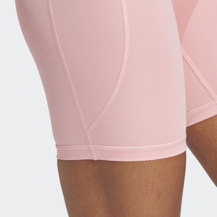 Шорти жіночі adidas optime essentials stash pocket peach ix5026