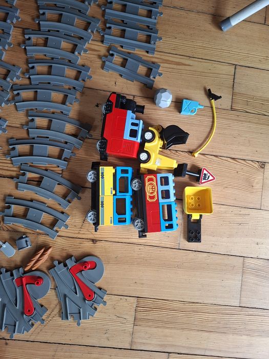 Duplo Tory lokomotywa elektryczna wagony itd