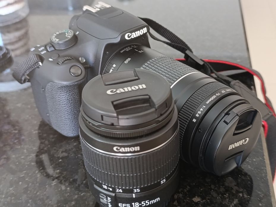Canon EOS 1200D + 2 Objetivas + Acessórios