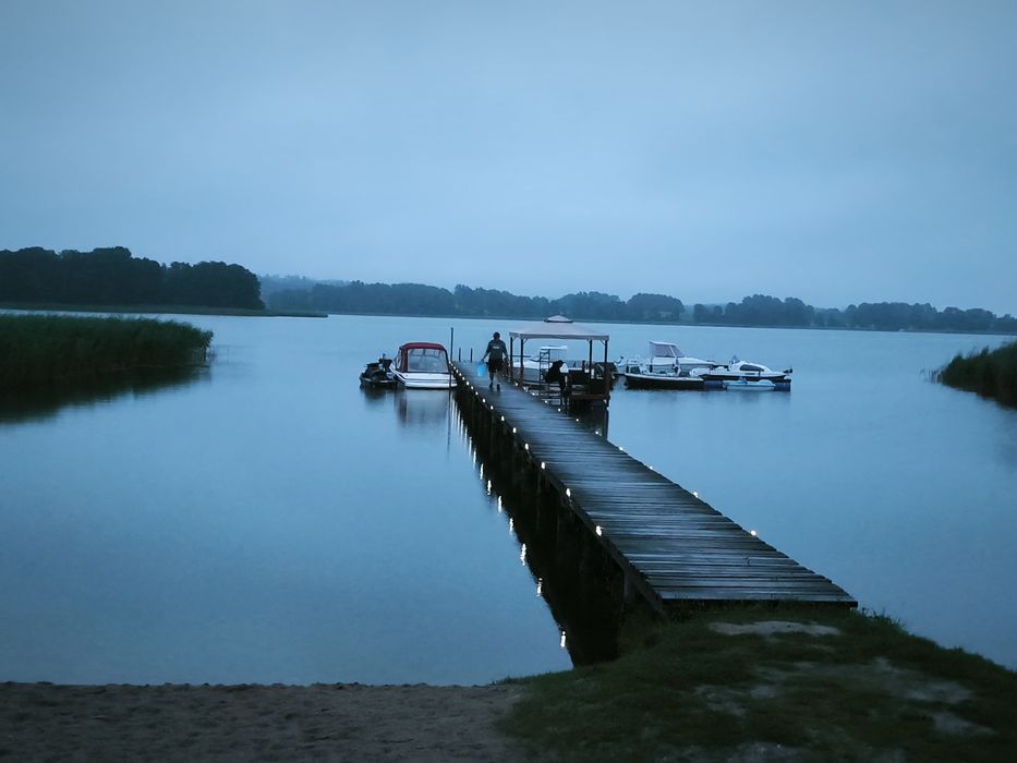 Domki nad jeziorem  , balia , domki mazury