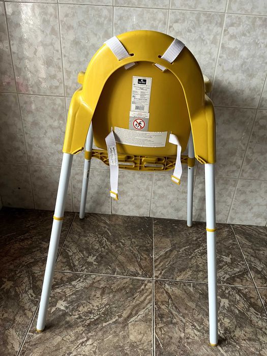 Cadeira de Refeição Amarela Amaro LORELLI