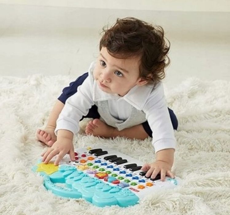 PIANINO ZE ZWIĘRZETAMI muzyczne interaktywne Fisher Price DLA DZIECI