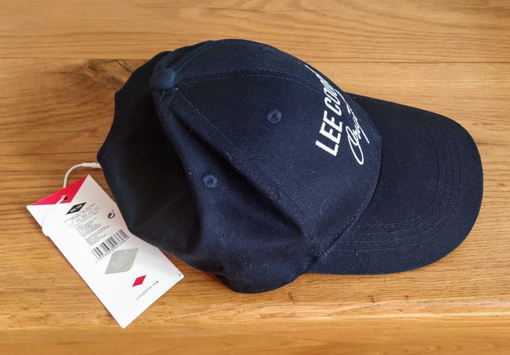 Czapka z daszkiem LEE Cooper - granatowa - NOWA niebieska