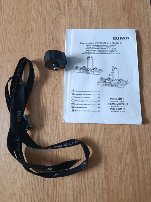 Bagażnik rowerowy na hak Eufab Premium 2
