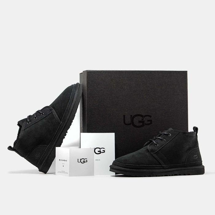 Уггі 36-45 UGG Neumel Black Suede premium угги