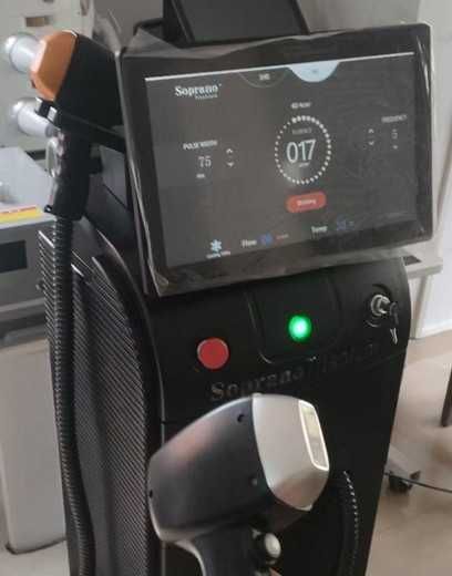 MÁQUINA DEPILAÇÃO LASER C/ 2 MANÍPULOS
