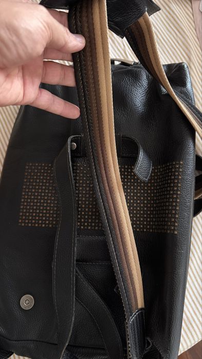 Pasta Executiva Gold Men em Couro Legítimo | Mochila Premium excelente estado