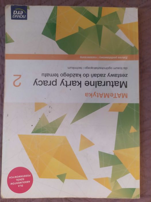 Maturalne karty pracy matematyka 2. Pdst+rozszerzony, Nowa Era, 2020