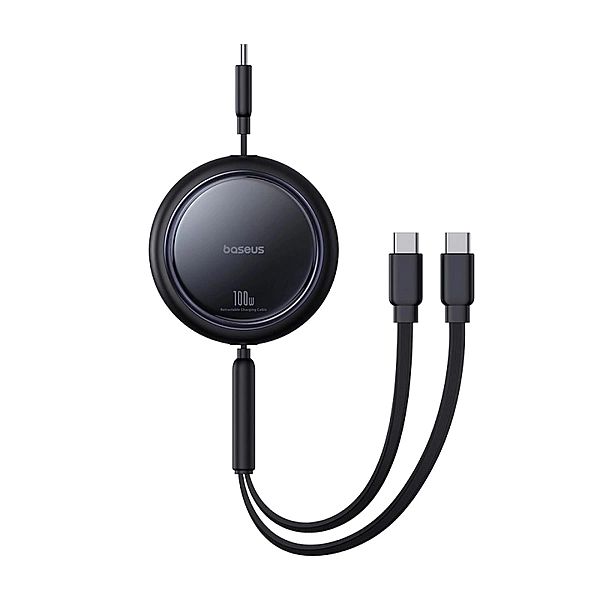 Kabel zwijany Baseus Bright Mirror Series USB-C - 2 x USB-C 100W 1m -