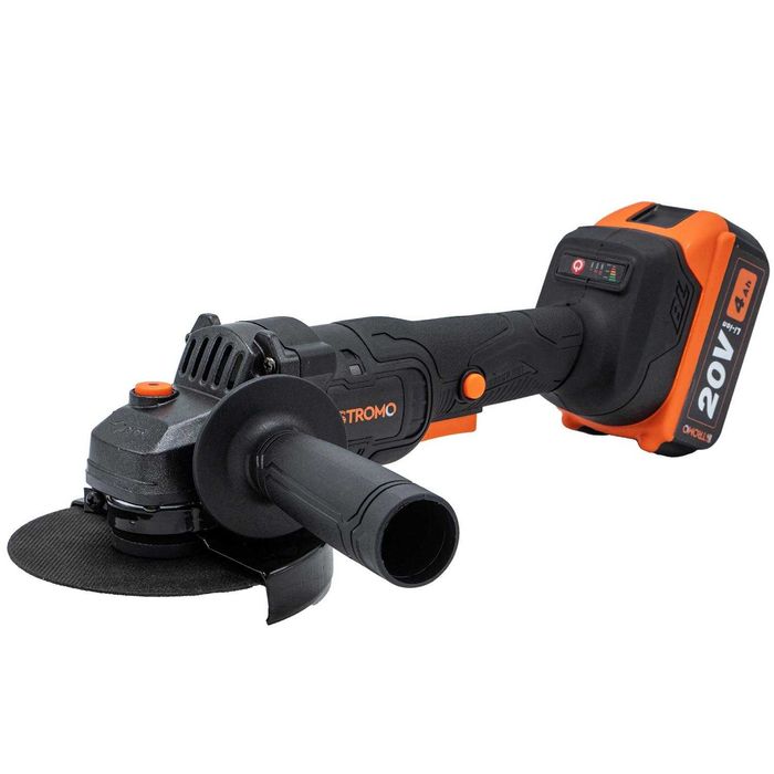 Акумуляторна кутова шліфувальна машина Stromo AGA-216 болгарка дешево