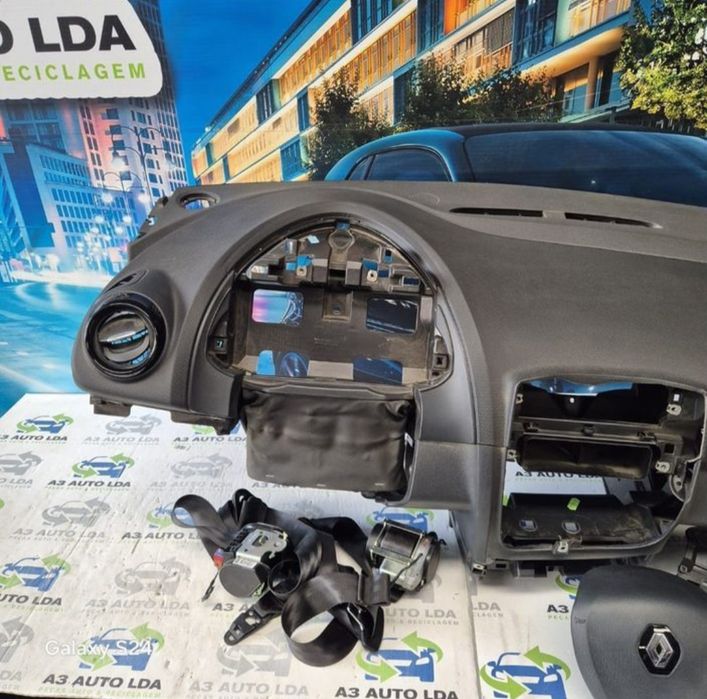 Tablier com kit de airbags completo para Renault Clio IV