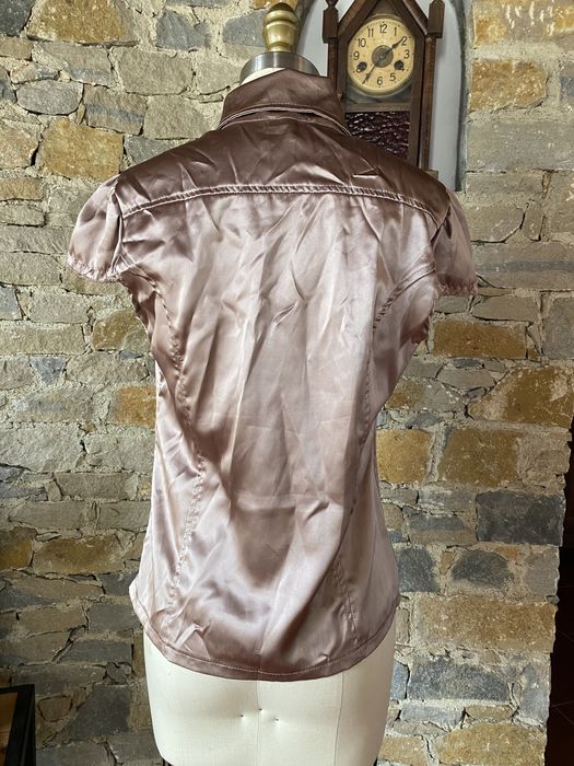 Metallic Nude Pink Top