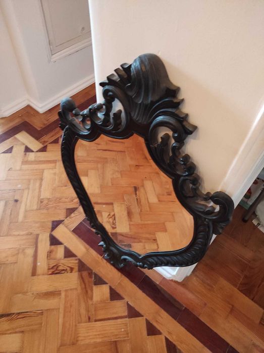 Espelho Vintage Moldura Trabalhada – Estilo Rococó / Barroco