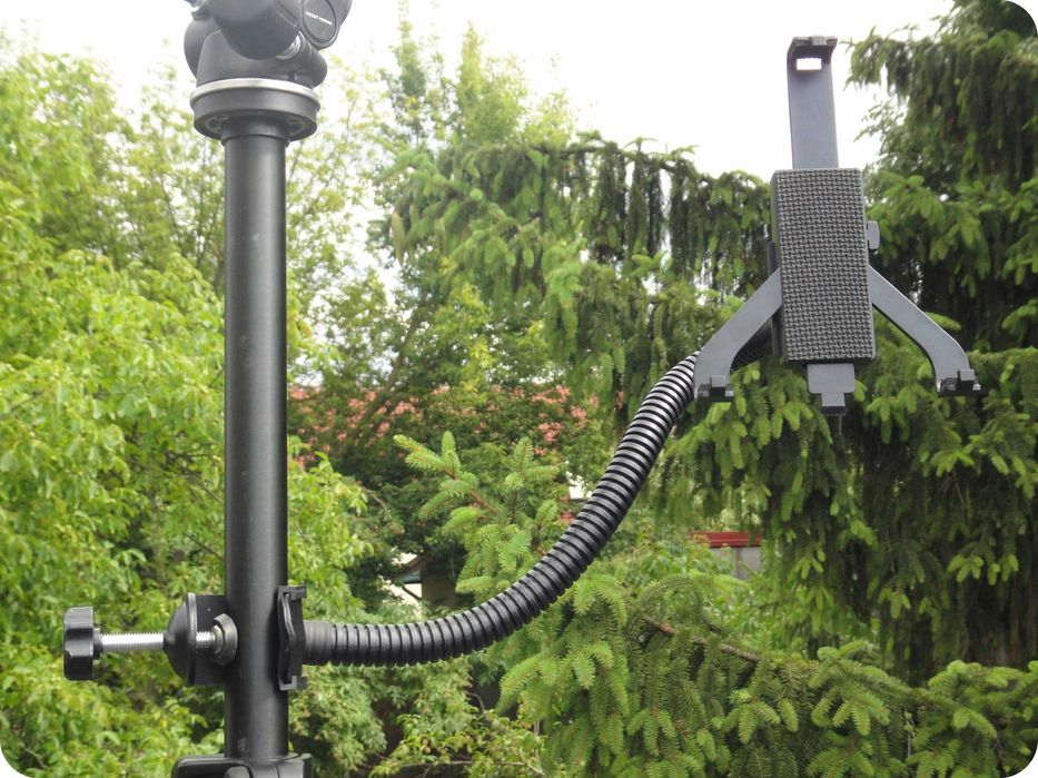 Uchwyt na tablet 7″ 10,1″ z giętkim 4cm grubości ramieniem 70cm