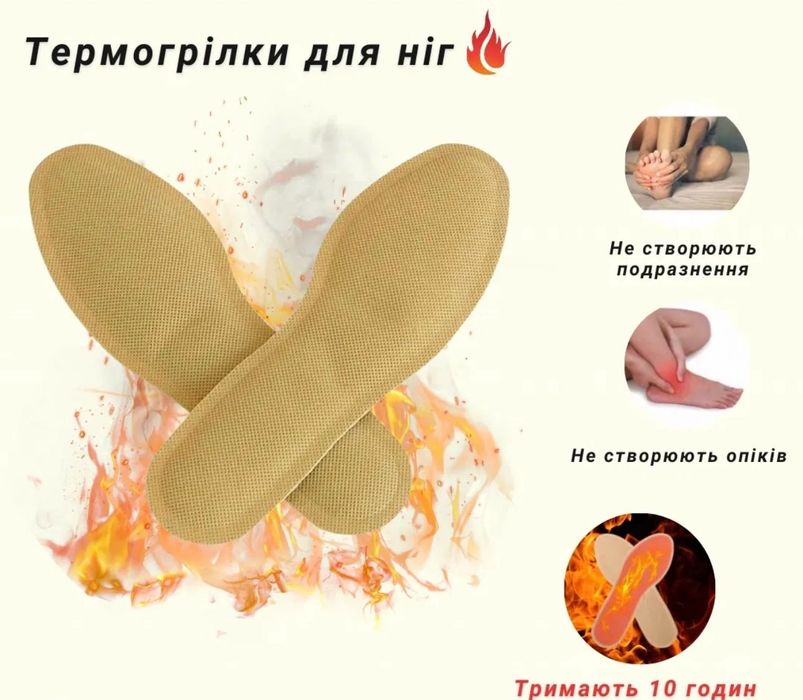 Устілки з підігрівом, термоустілки, самонагріваючі устілки.