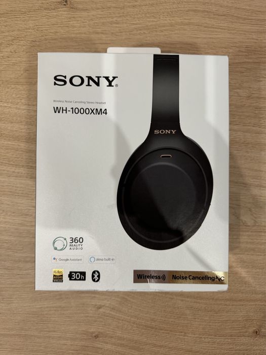 Topowe słuchawki Sony WH-1000XM4 — w doskonałym stanie