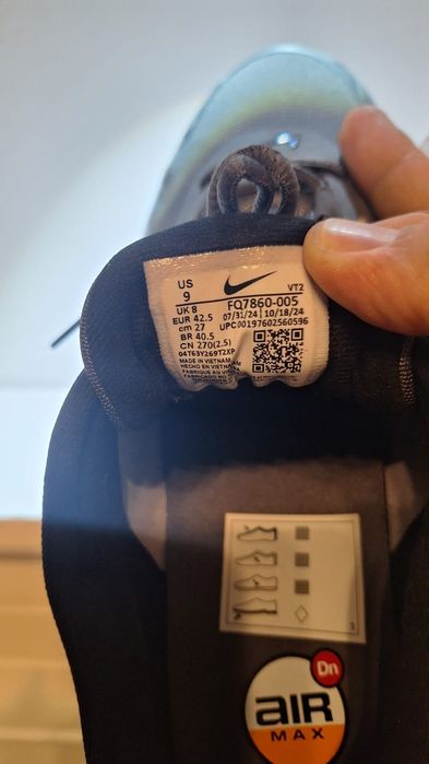 Кросівки Nike Air Max DN8, Iron Grey, FQ7860 005, US9 EU42.5 27CM