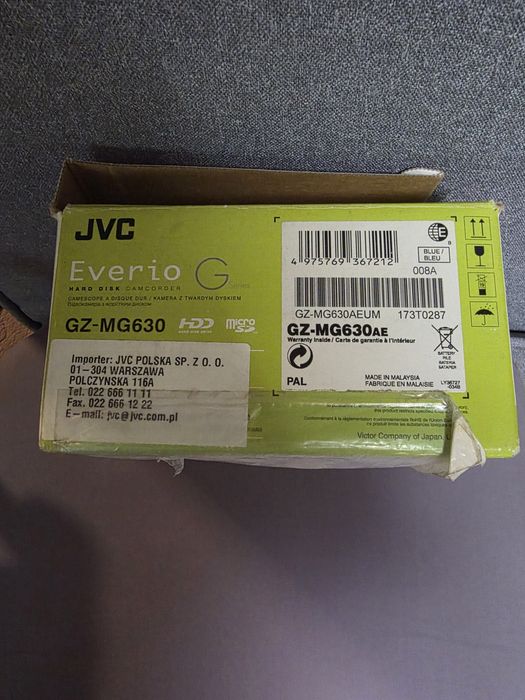 Kamera JVC Evario GZ-MG630