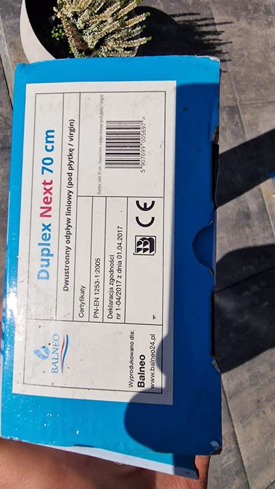 Odpływ liniowy Balneo 70 cm ze stali nierdzewnej