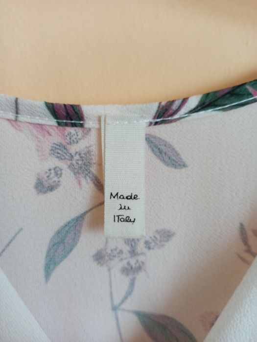 Piękna jasna sukienka made in italy 38 komunia