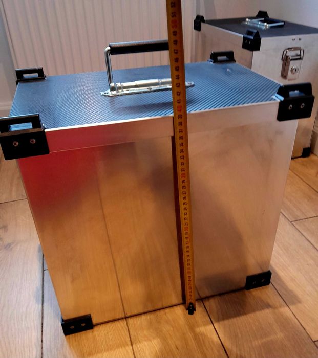 Kufry motocyklowe aluminiowe 2x40 litrów