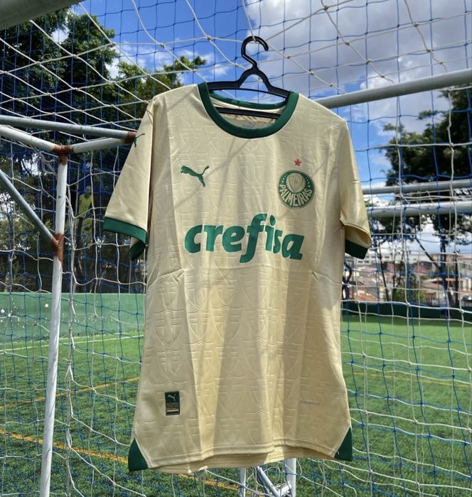 Camisola do Palmeiras Dourada Jogador - Envio Rápido