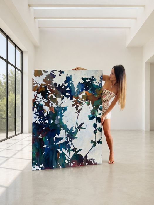 Pintura unique, quadros, abstracta, técnica mista, tela premium
