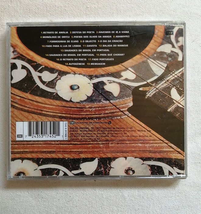 3 CDs Amália Rodrigues
